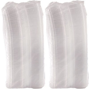 Dart ClearPac SafeSeal Tamper - Resistant/Evident Containers, Flat Lid, 8 oz, 4.9 x 1.4 x 5.5, Clear, Plastic, 100/Bag, 2 Bags/CT - Stu's Home Improvement Outlet