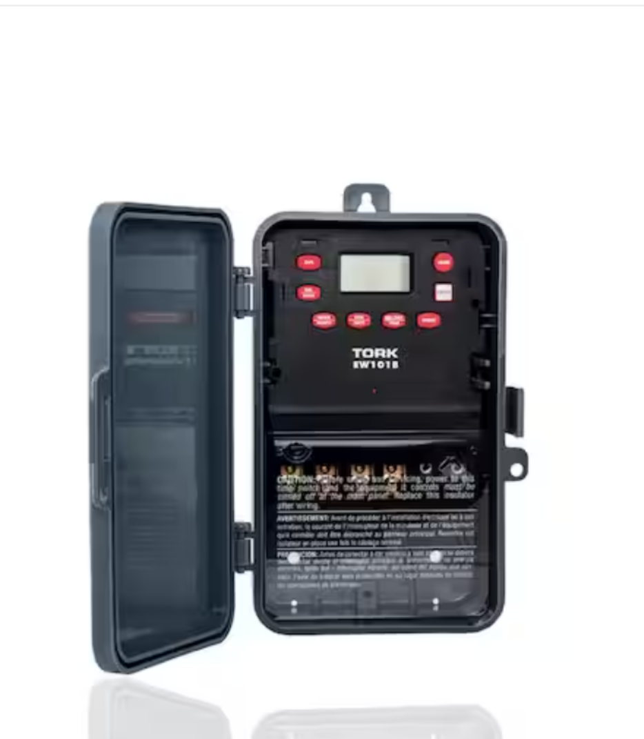 30AMP 120-277-Volt SPST 7-Day indoor wiring dev timers