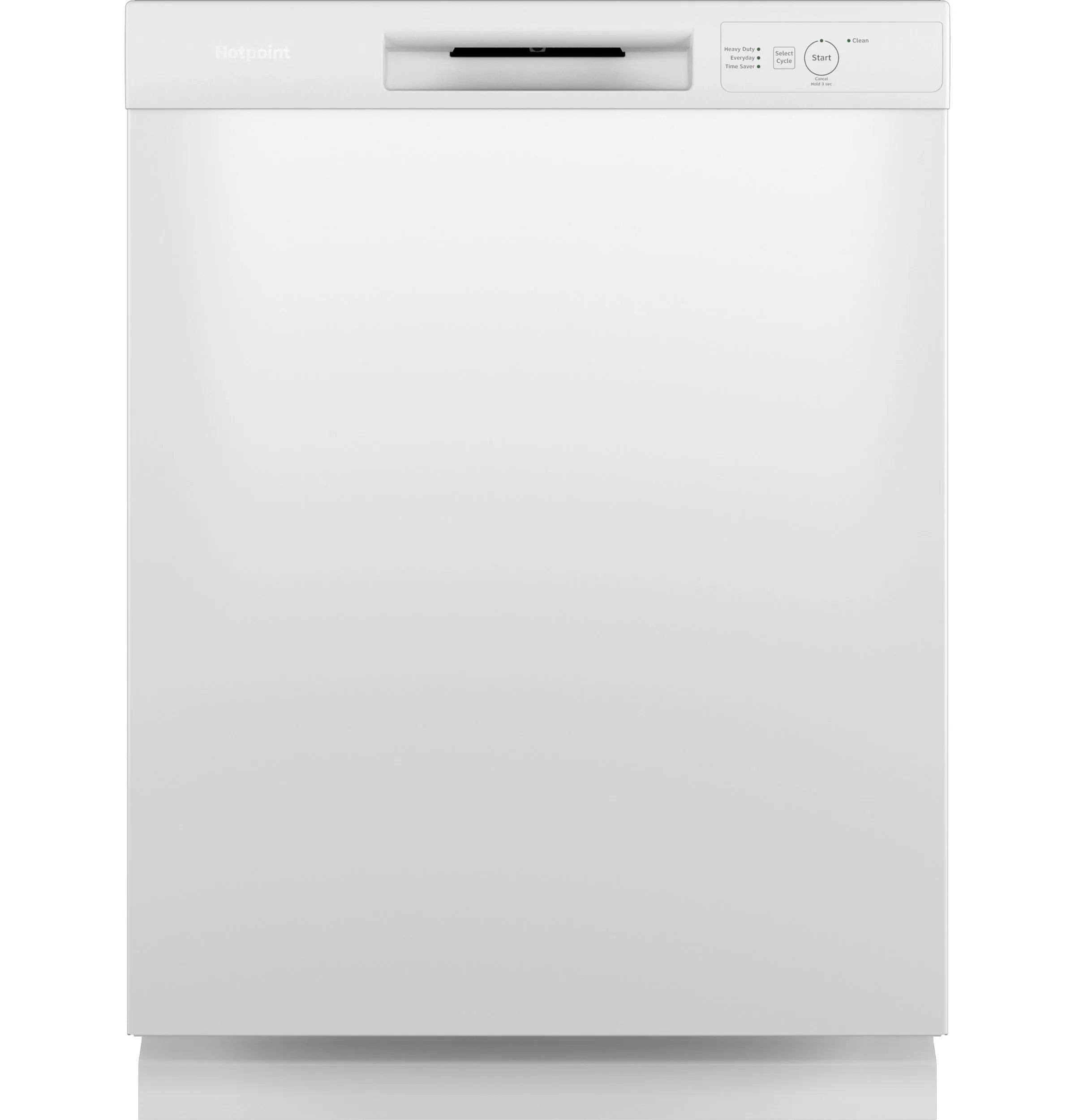 Hotpoint 24-in Front Control Built-in Dishwasher ( White ) , 60-Decibel Standard Sound Level
