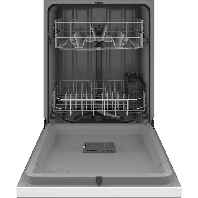 Hotpoint 24-in Front Control Built-in Dishwasher ( White ) , 60-Decibel Standard Sound Level