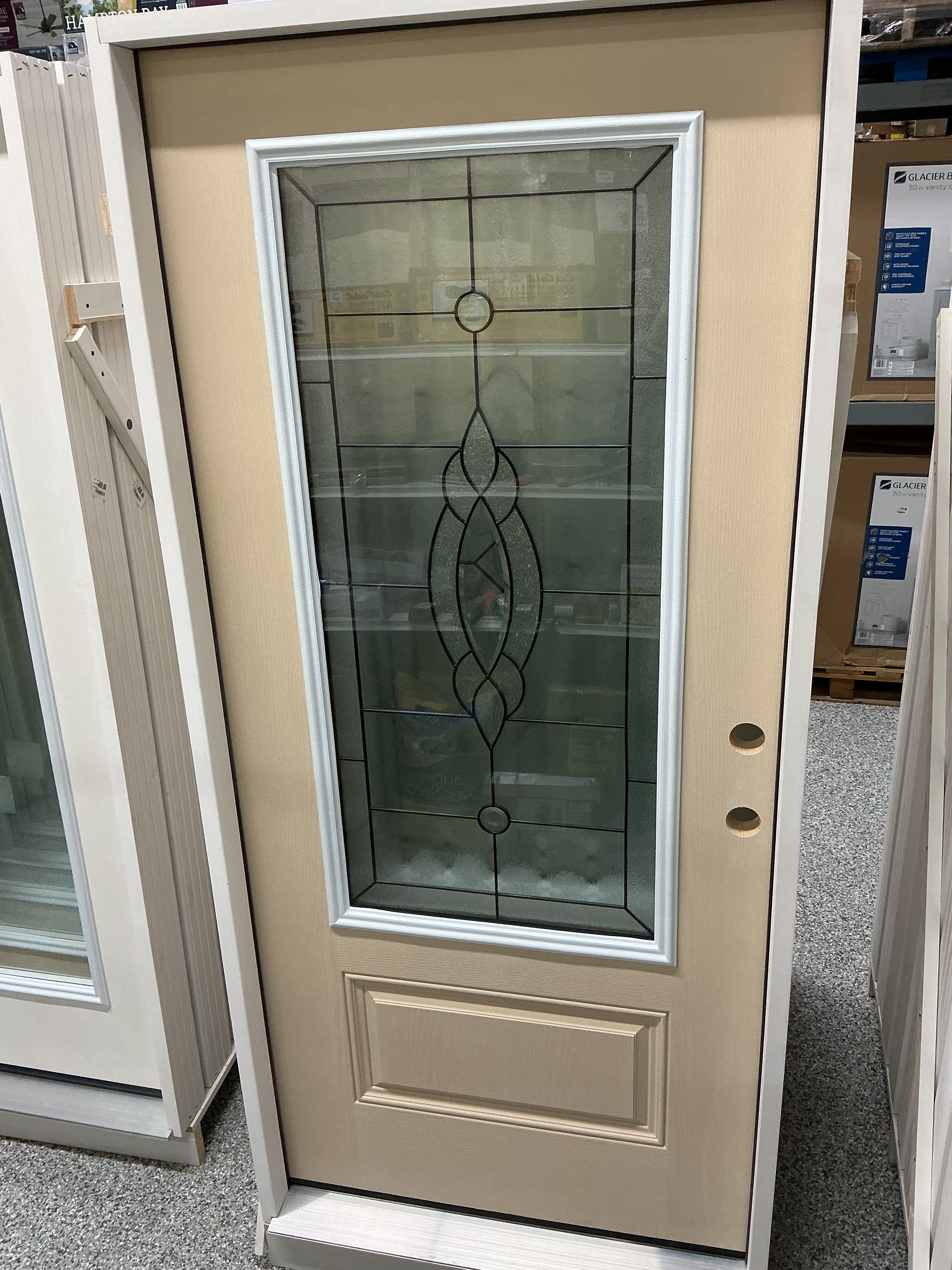 22x48 Deco Exterior Fiberglass Door
