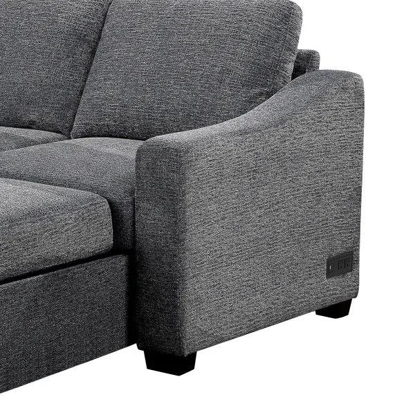 Coddle Aria Fabric Sleeper Sectional