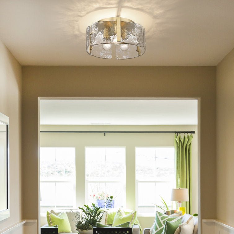 Kourtney Glass Flush Mount - Stu's Home Improvement Outlet