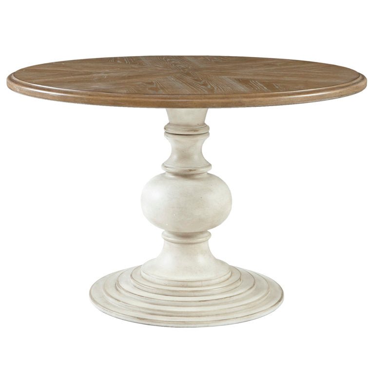 Lexi 46” Round Dining Table with Pedestal Base - Stu's Home Improvement Outlet