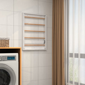 Ahmid Wood Wall - Mounted Drying Rack - Stu's Home Improvement Outlet