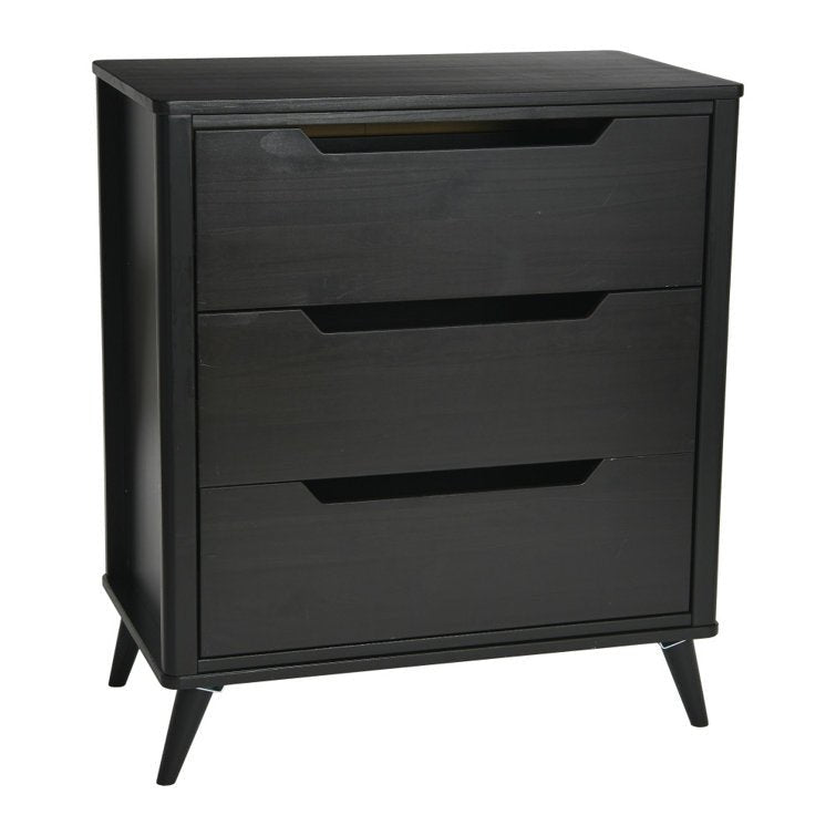 Yume Solid Wood 32.48'' W 3 - Drawer Dresser - Stu's Home Improvement Outlet