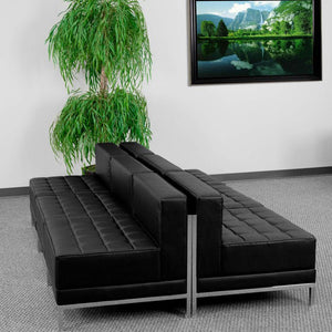 HERCULES Imagination Series 6 Piece LeatherSoft Modular Lounge Set with Taut Back and Seat - Stu's Home Improvement Outlet