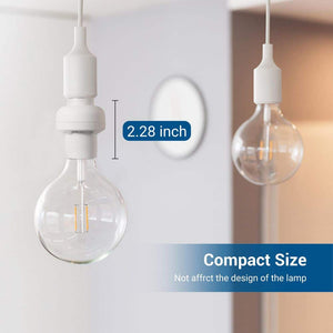 120 - Volt Remote Control Light Bulb Socket w/ Wall Mounted Wireless Controller, White (1 Wall Switch Plus 1 Socket) - Stu's Home Improvement Outlet