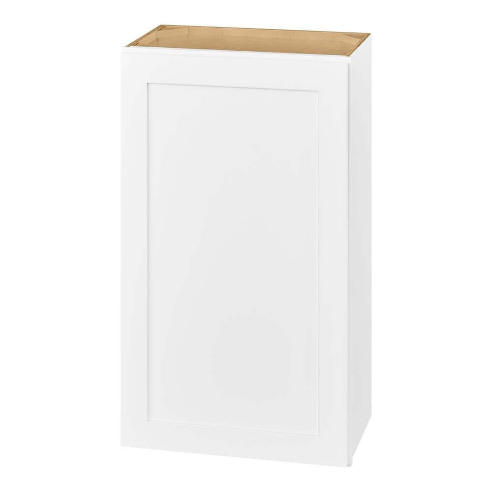 Avondale 21 in. W x 12 in. D x 36 in. H Ready to Assemble Plywood Shaker Wall Kitchen Cabinet in Alpine White