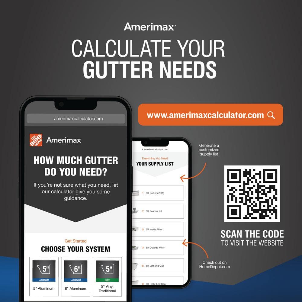 3 in. x 4 in. x 10 ft. White Aluminum Downspout