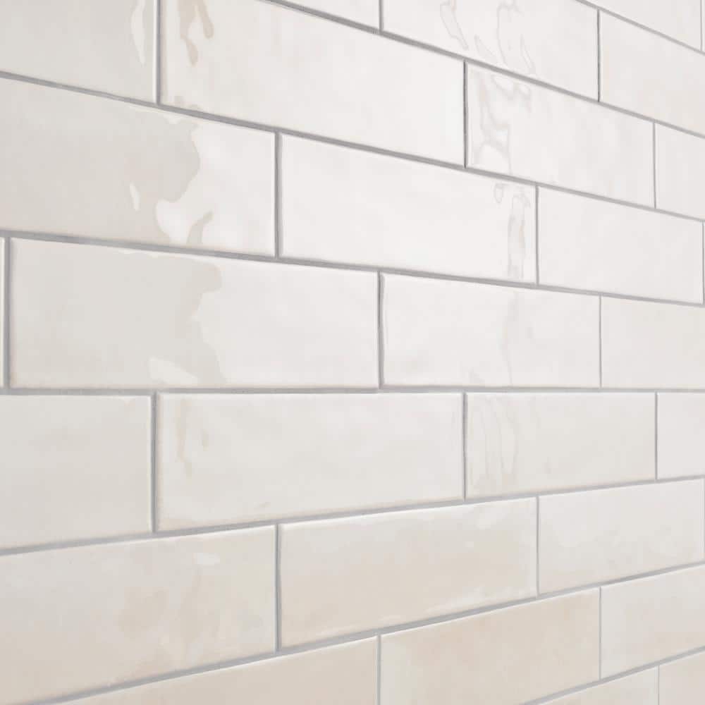 Daltile LuxeCraft Arteko Antique White 3 in. x 12 in. Glazed Ceramic Wall Tile (12 sq. ft./Case)