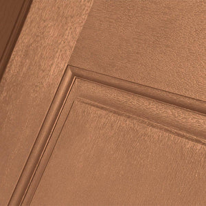 Regency 36 in. x 80 in. Modern 3 - Lite Equal Clear Glass RHIS Autumn Wheat Stain Mahogany Fiberglass Prehung Front Door - Stu's Home Improvement Outlet