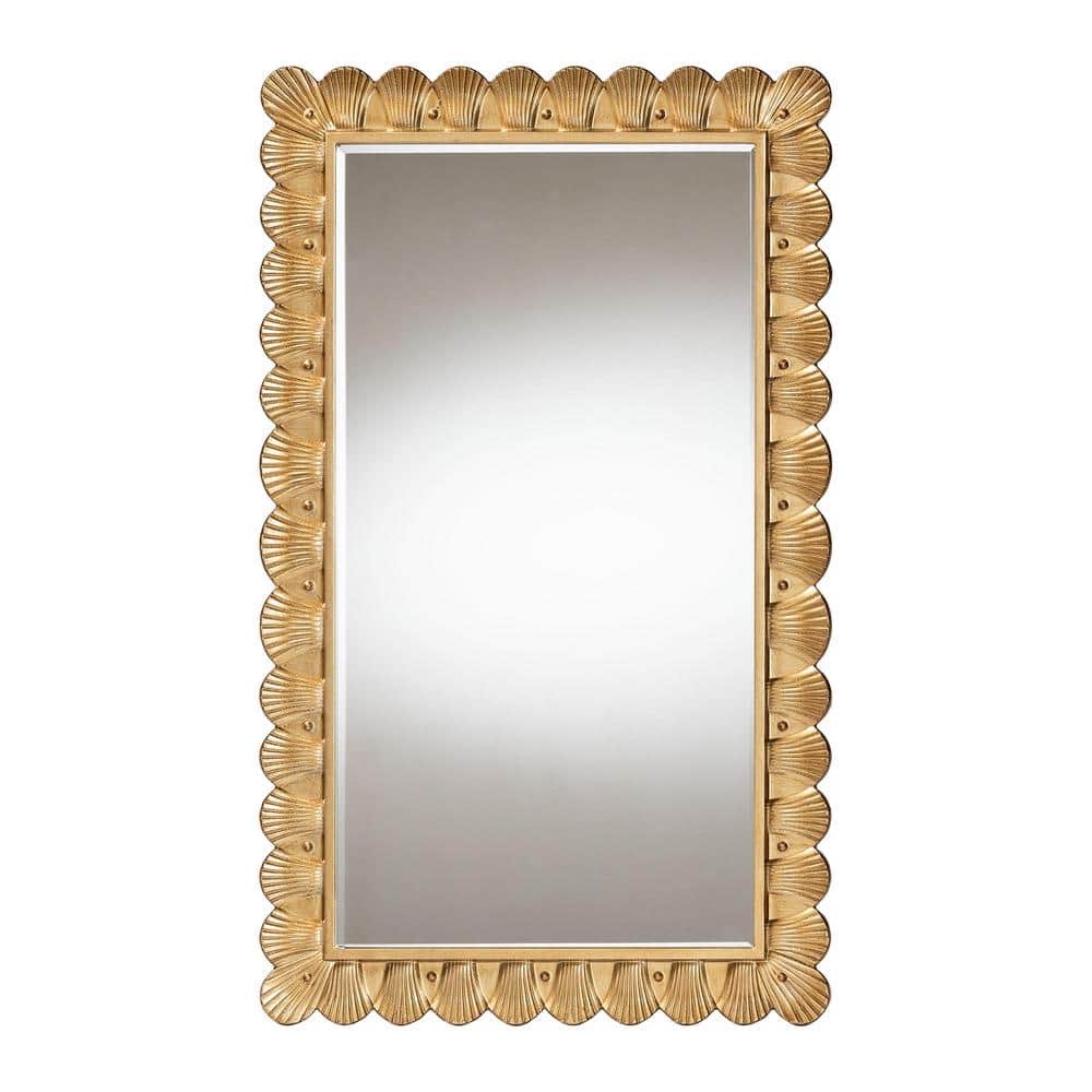 Vadim Antique Gold 24 in. W x 40 in. H Mirror
