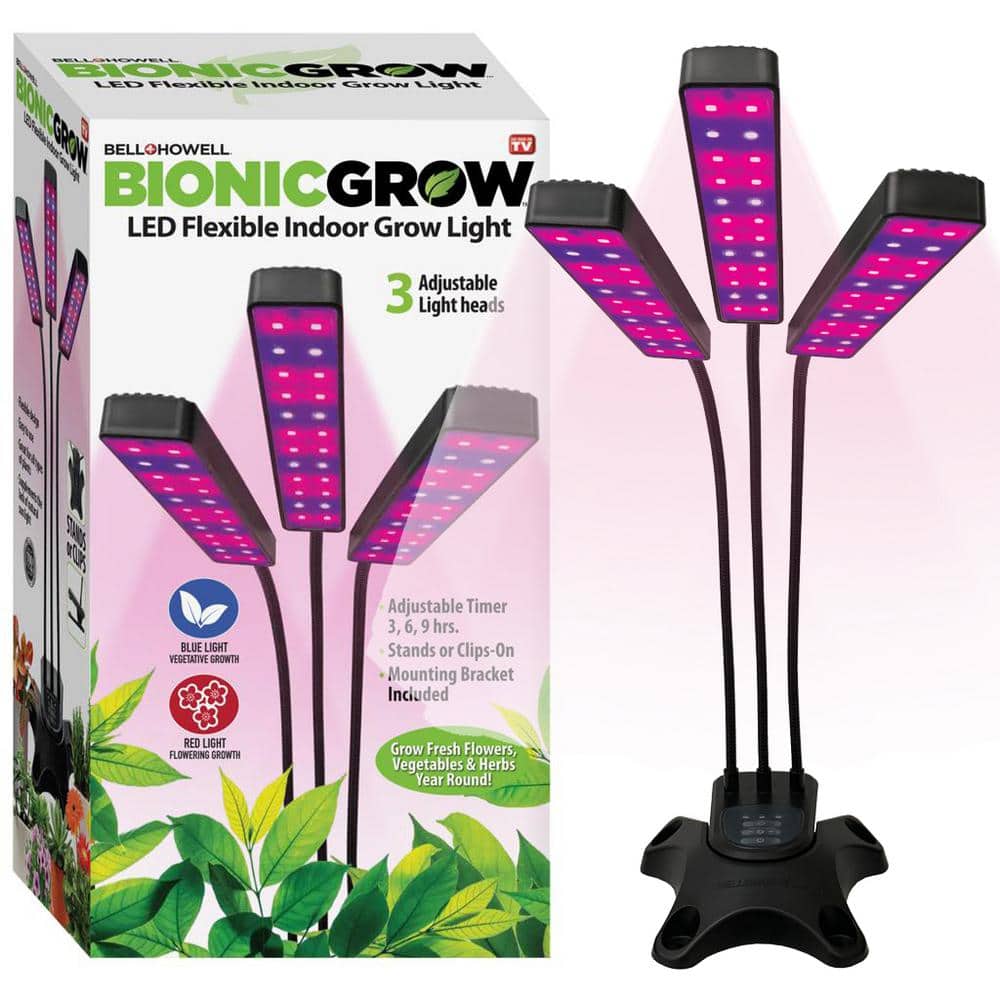 Bionic Grow 6 - Watt Equivalent Indoor LED Full Spectrum UV Flexible Plant Grow Light in Color Changing Lights - Stu's Home Improvement Outlet