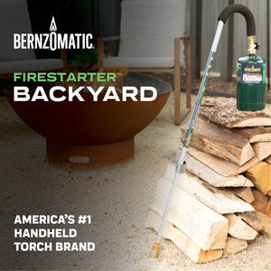 Firestarter Backyard Torch with Adjustable Flame Compatible with Propane Gas - Stu's Home Improvement Outlet