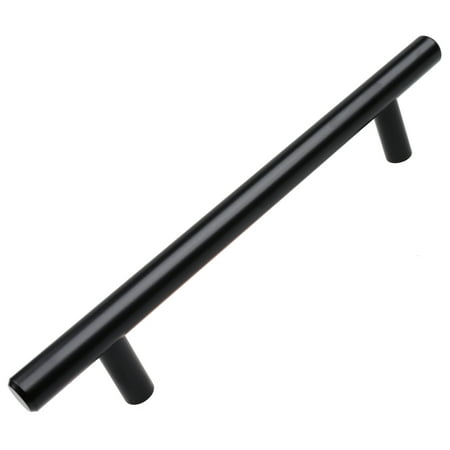 GlideRite 5 in. Center Modern Cabinet Pull, Matte Black