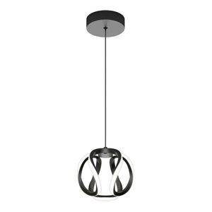 Vivaldi 16 - Watt 1 Light Matte Black Modern 3 CCT Integrated LED Mini Pendant Light Fixture for Kitchen Island - Stu's Home Improvement Outlet