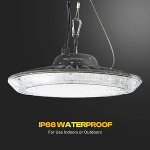 Highburst 1 ft. 60 - Watt Integrated LED Black 6,000 Lumens Dimmable High Bay Shop Light - Stu's Home Improvement Outlet