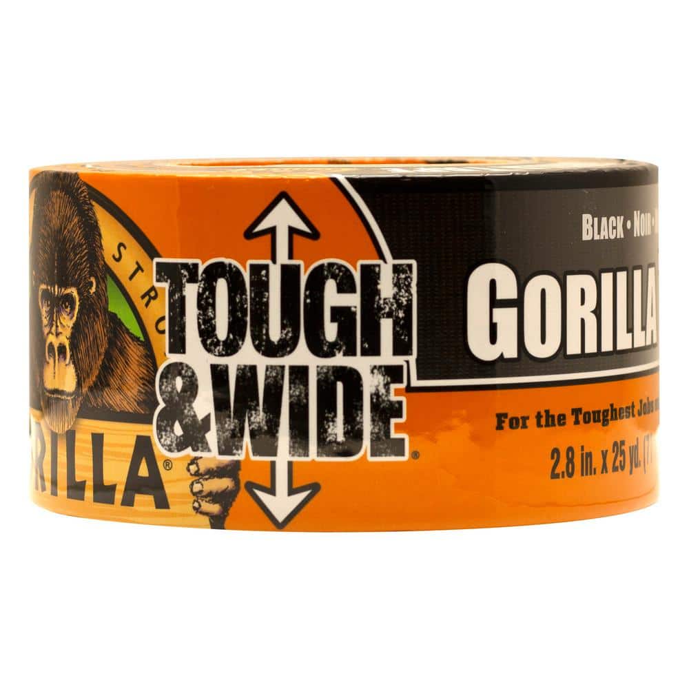 25 yds. Tough and Wide Black Duct Tape