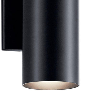Independence 12 in. 2 - Light Black Outdoor Light Wall Cylinder (1 - Pack) - Stu's Home Improvement Outlet
