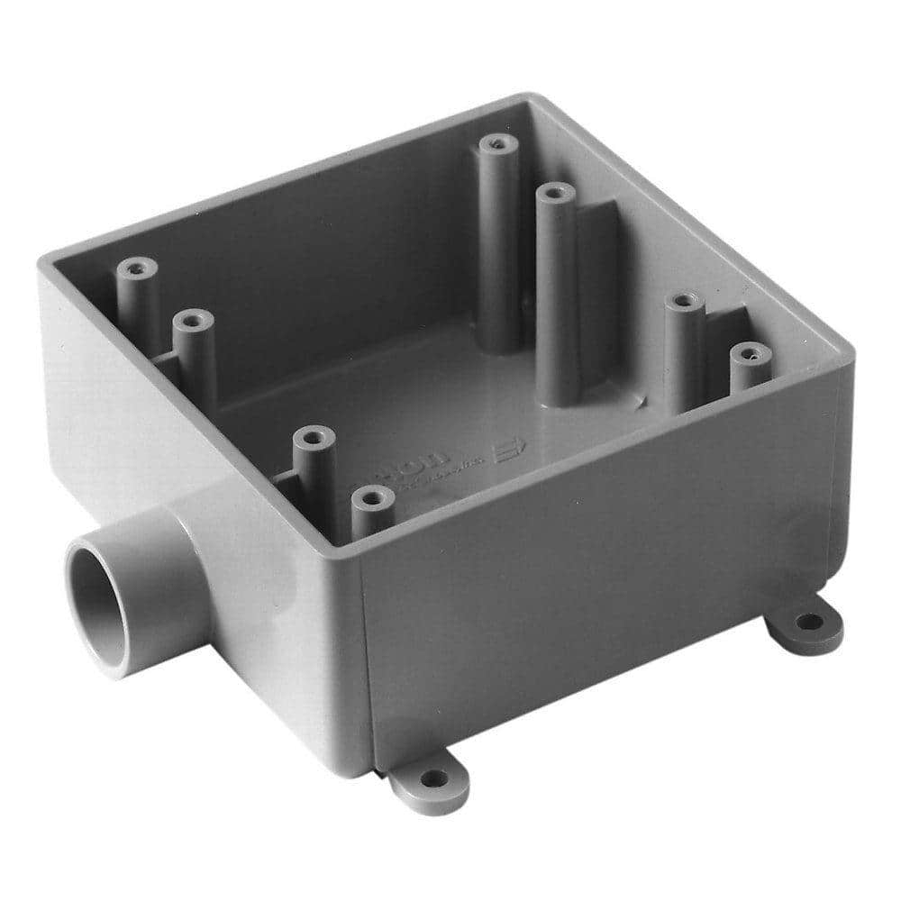 2 - Gang 32 cu. in. 1/2 in. PVC Type 2FSE FS Box - Stu's Home Improvement Outlet