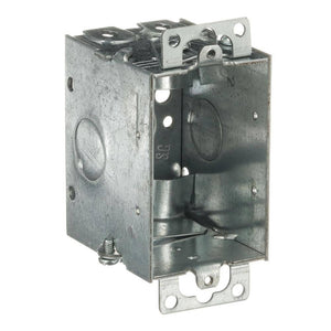 3 in. x 2 in. x 2 - 1/2 in 1 - Gang Steel Old Work Switch Box (LXWOW - 25R) - Stu's Home Improvement Outlet