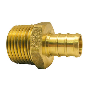 1/2 in. Brass PEX - B Barb x 1/2 in. Male Pipe Thread Adapter - Stu's Home Improvement Outlet