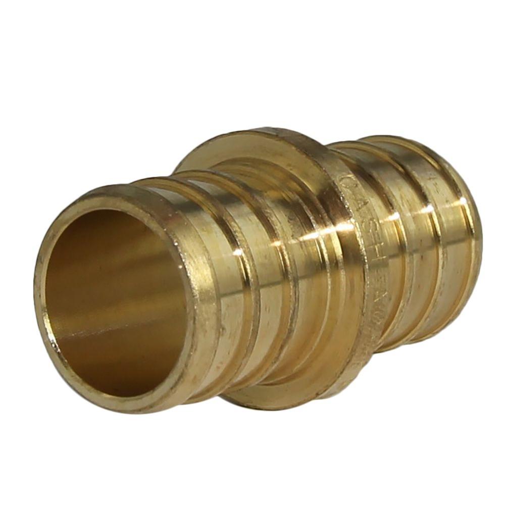 3/4 in. PEX Barb Brass Coupling Fitting (10-Pack)