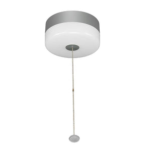 Spin Light 7 in. Closet Light LED Flush Mount Ceiling Light w/ Pull Chain Brushed Nickel Accent Clothes Closet Rated - Stu's Home Improvement Outlet