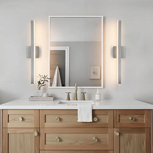 24 in. 1 - Light Modern Light Fixture Brushed Nickel LED Vanity Light Bar With 20W Dimmable 5CCT Wall Sconce For Bathroom - Stu's Home Improvement Outlet