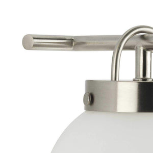 Silverdale Collection 22 in 3 - Light Brushed Nickel Soft Modern Vanity Light for Bathrooms - Stu's Home Improvement Outlet