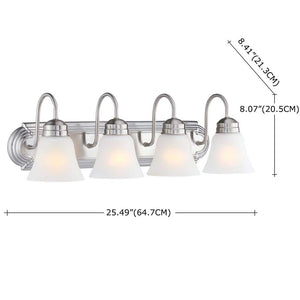 Brush 25.49 in. 4 - Light Brushed Nickel Vanity Light - Stu's Home Improvement Outlet