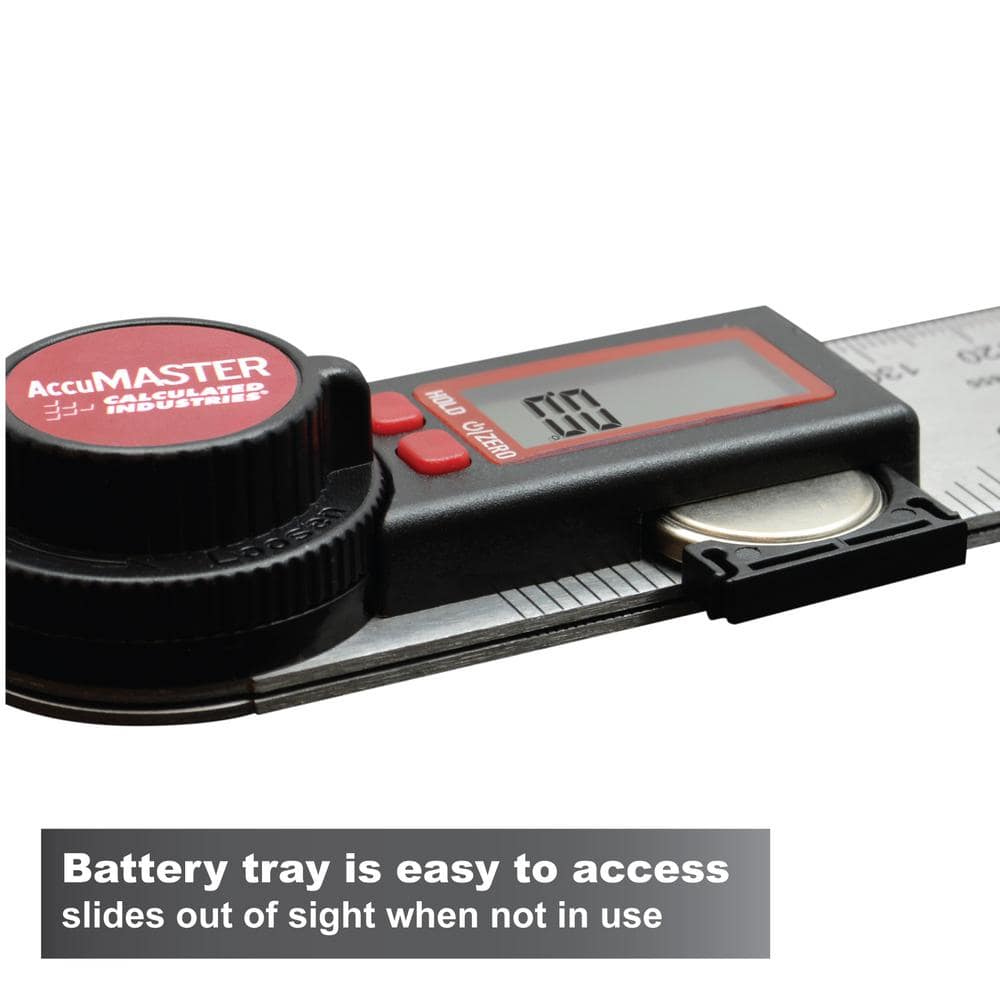 AccuMASTER Digital 7 in. Angle Finder Protractor and Ruler - Stu's Home Improvement Outlet