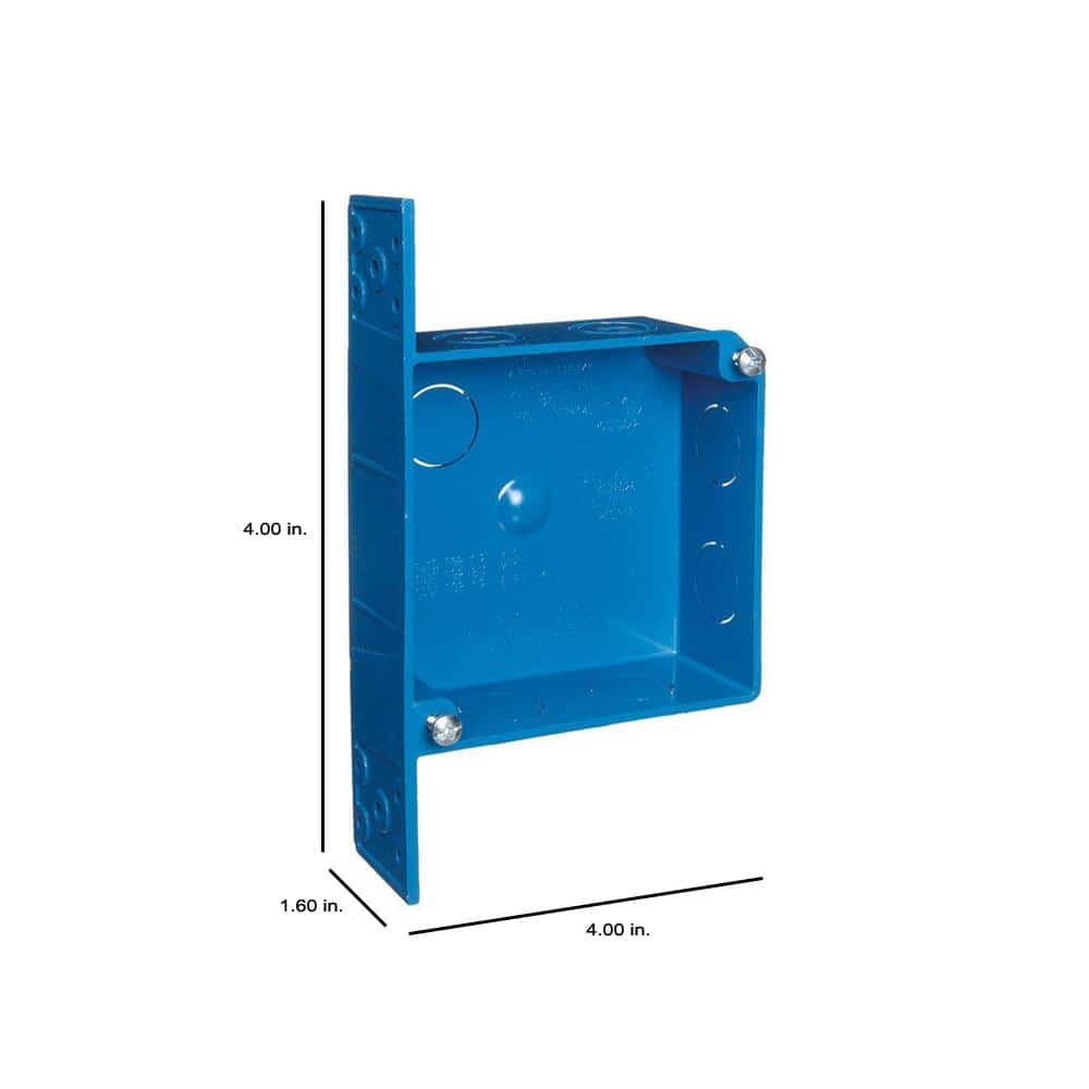 20 cu. in. Blue ENT 2 - Gang Switch and Outlet Box (A521DE - CARR) - Stu's Home Improvement Outlet