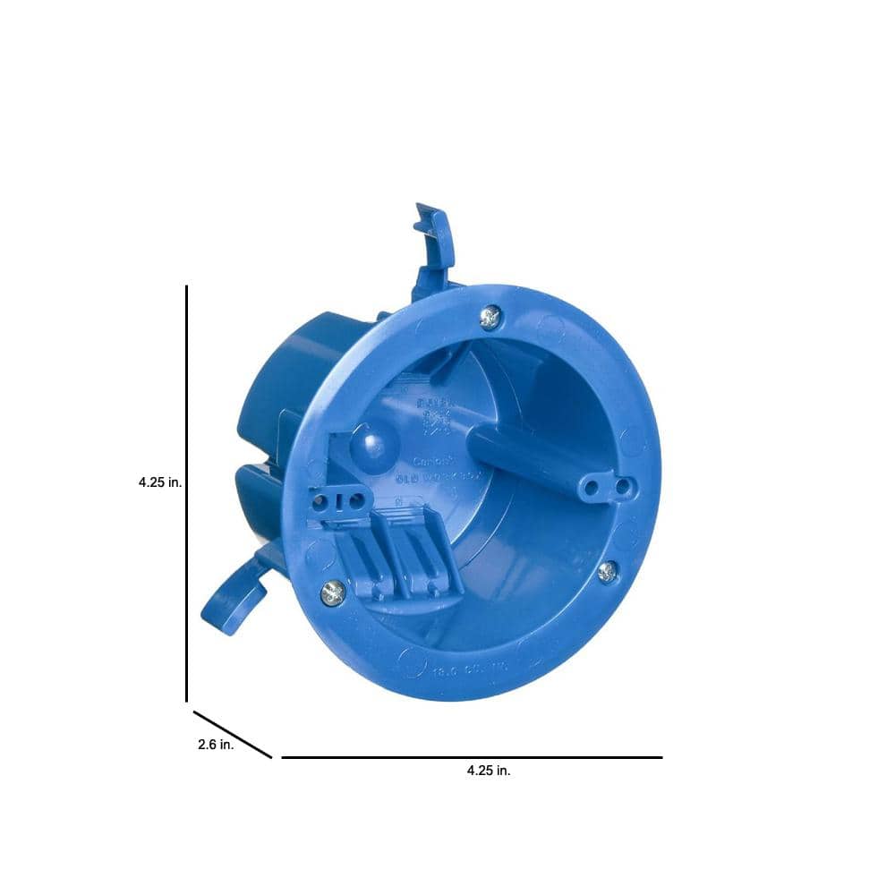 1-Gang 18 cu. in. Round Old Work Electrical Box