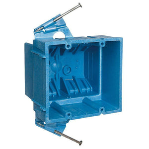 2 - Gang 35 cu. in. Hard Shell PVC New Work Electrical Switch and Outlet Box - Stu's Home Improvement Outlet