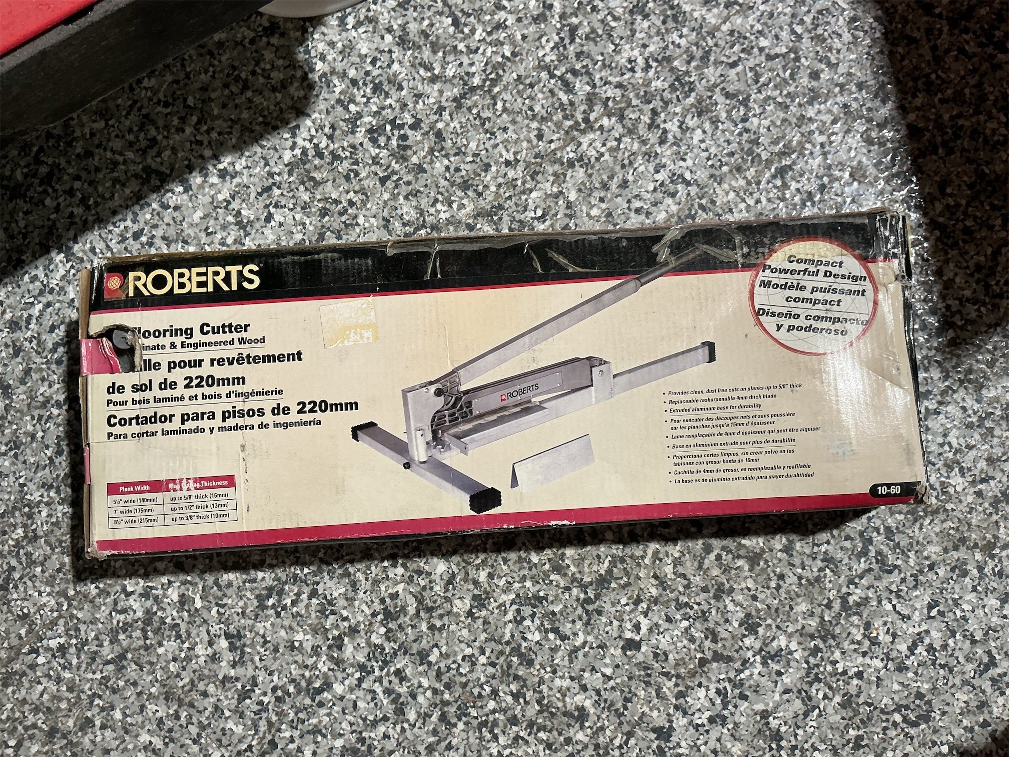 9 in. Flooring Cutter with 45 Degree Miter Guide