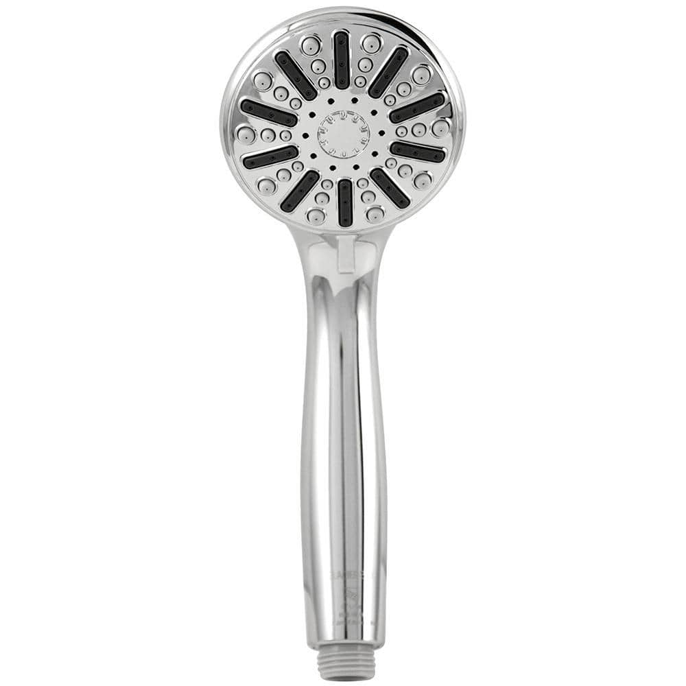 Glacier Bay 3-Spray Wall Mount Handheld Shower Head 1.8 GPM in Chrome