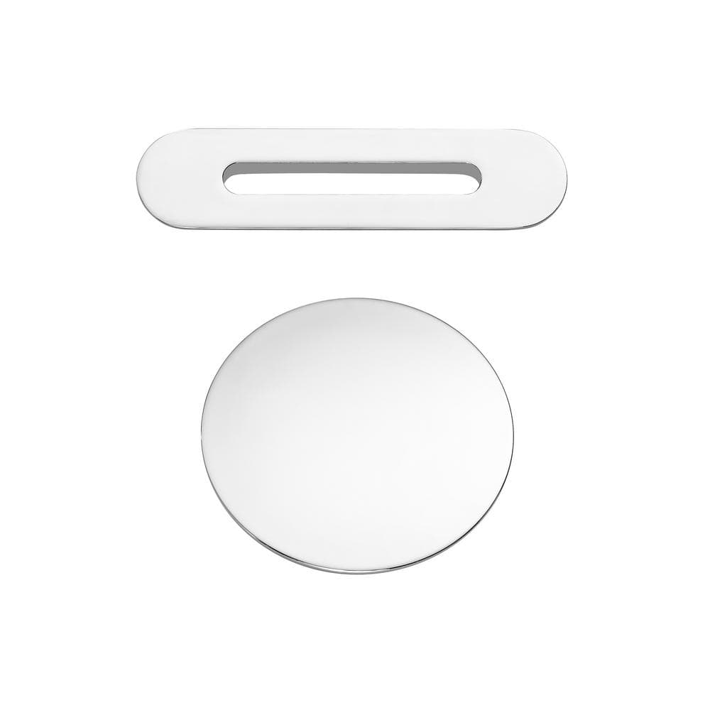 1.18 in. x 2.75 in. x 2.75 in. Tub Trim Kit in Chrome
