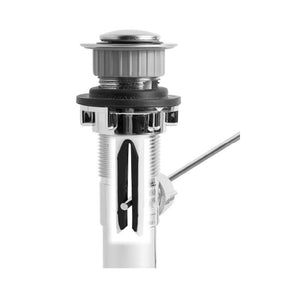 2 in 1 - Easy Pop - Up Plastic Pop - Up Drain, Chrome - Stu's Home Improvement Outlet