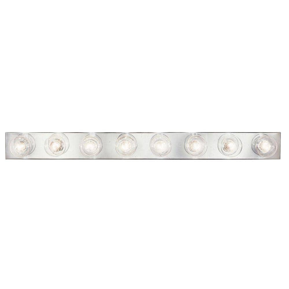 Broadway Collection 8 - Light Polished Chrome Traditional Bath Vanity Light - Stu's Home Improvement Outlet