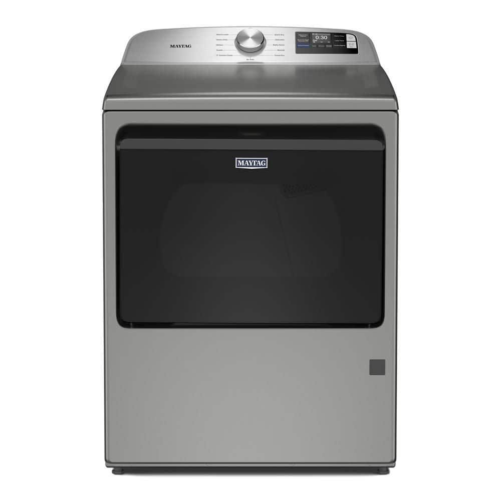 7.4 cu. ft. vented Front Load Gas Dryer in Classic Silver with Extra Power (MGD6205RR)