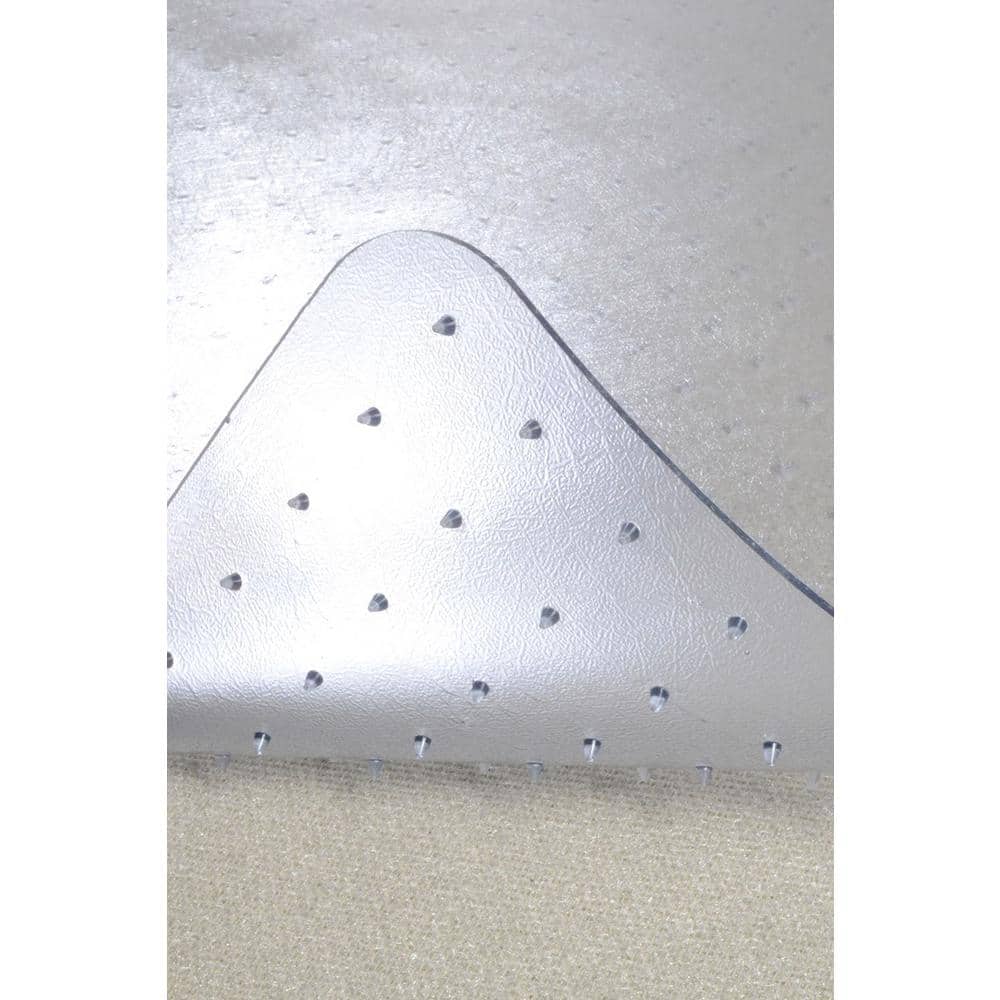 Dimex 36 in. x 48 in. Clear Office Chair Mat with Lip for Low Pile Carpet