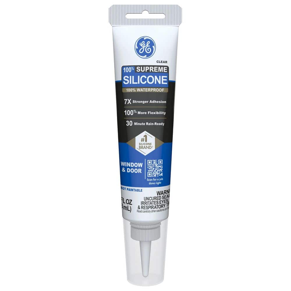 Supreme Silicone Caulk 2.8 oz. WandD Sealant Clear