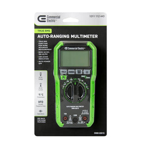 600 - Volt True RMS Auto - Ranging Digital Multimeter with Temperature - Stu's Home Improvement Outlet