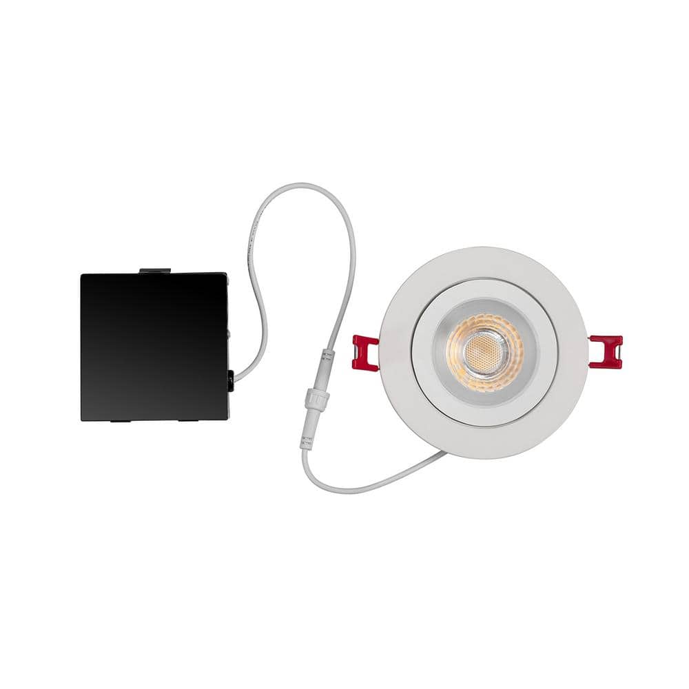 3 in. Selectable CCT New Construction and Remodel Color Ultra - Spot Canless Re cessedIntegrated LED Kit - Stu's Home Improvement Outlet