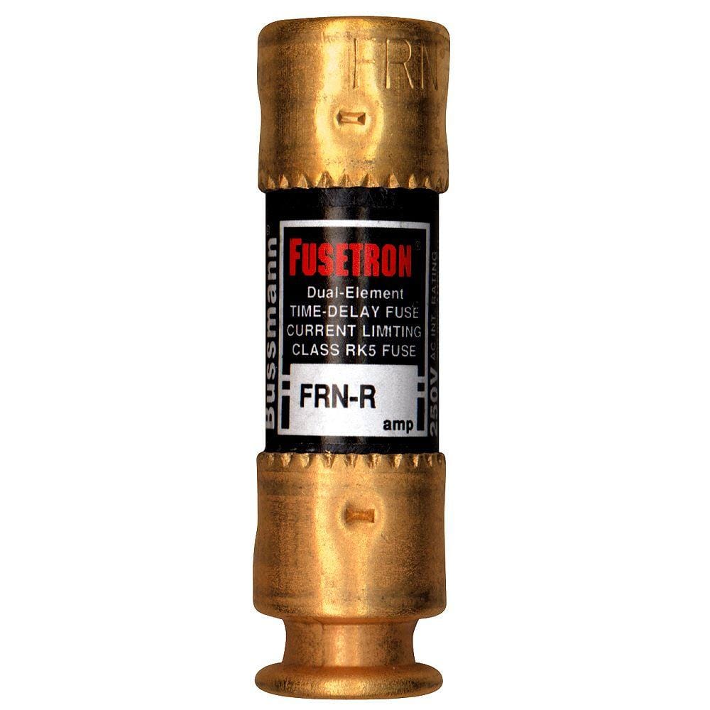 FRN Series 60 Amp Brass Time-Delay Fuse Cartridges (2-Pack)