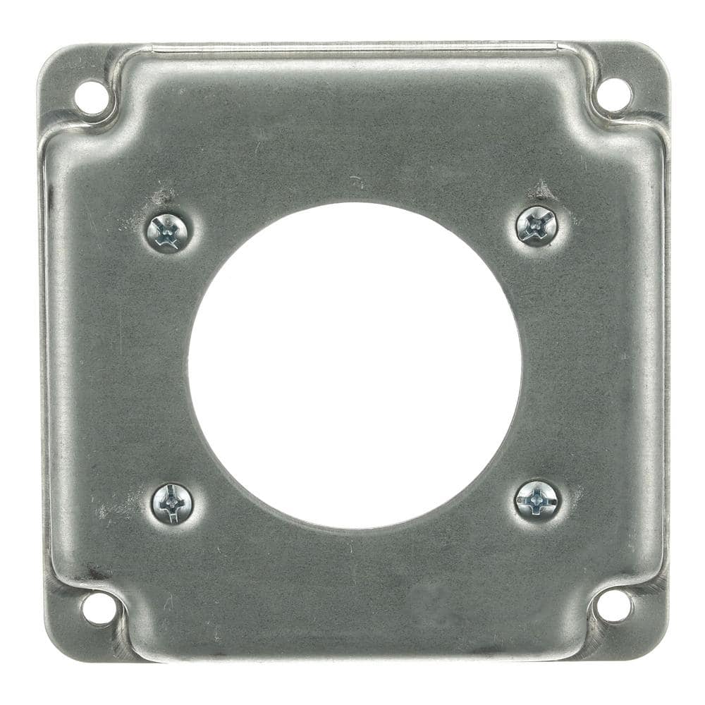 1/2 in. Raised 4in. Square Cover For 30 or 50 Amp Receptacle (RS13-10R)