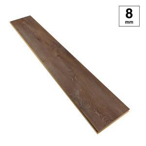 Cowley Creek Oak 8 mm T x 47.6 in. W Water Resistant Laminate Wood Flooring (21.3 sqft/case) - Stu's Home Improvement Outlet