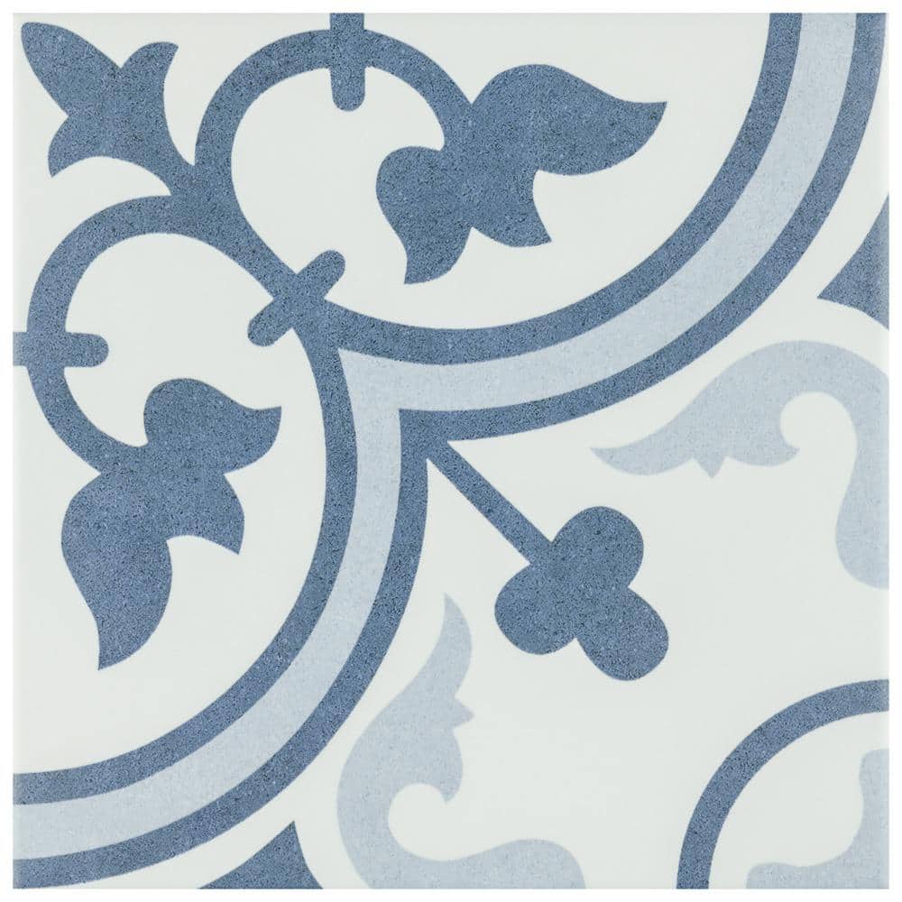 Arte Crystal 9-3/4 in. x 9-3/4 in. Porcelain Floor and Wall Tile (10.88 sq. ft./Case)